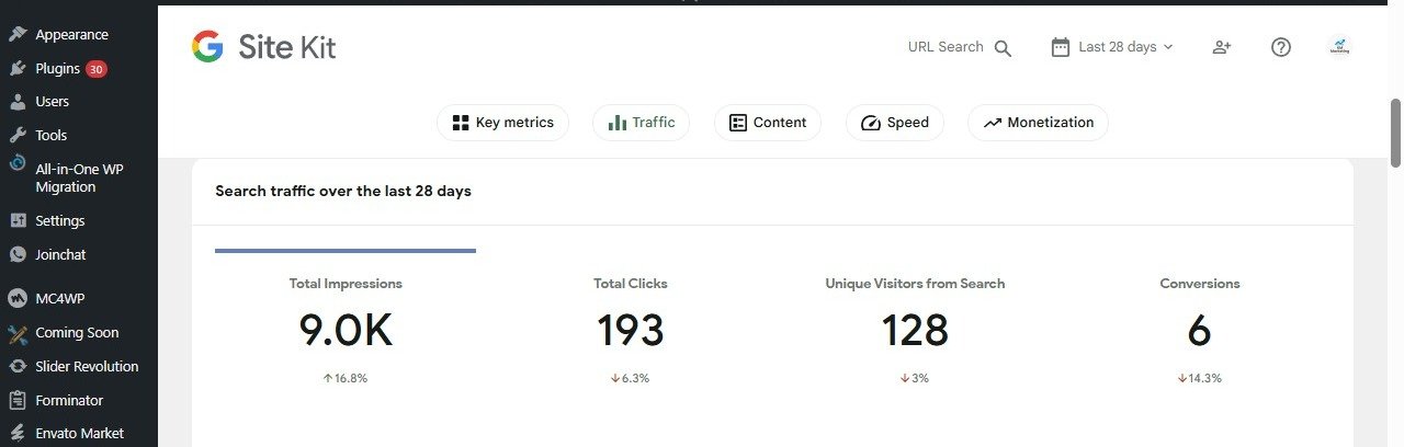 نتائج SEO فعلية