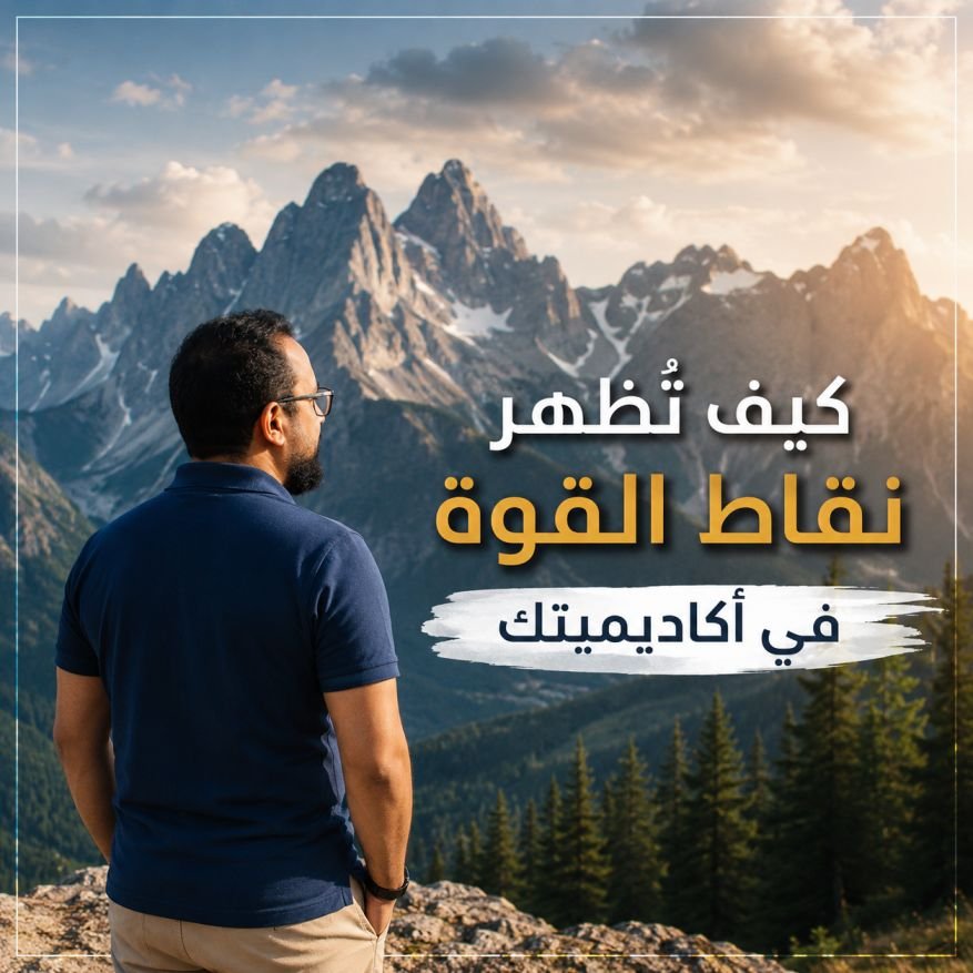 إبراز نقاط القوة والميزة التنافسية للأكاديمية التعليمية